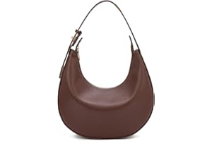 Hvjcez Shoulder Handbags 3 Ways Adjust Strap Shoulder Bag for Women Waterproof Leather Zip Closure Clutche Purses Hobo Bags