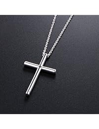 Colgante de urna de plata de ley 925 con forma de cenizas