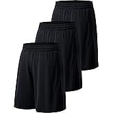 Profectors Men's Athletic Shorts with Pockets and Elastic Waistband Quick Dry Activewear Workout Shorts for Men