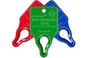 Remover Tool, Reliable Suitable for Pets, Animals, and Humans, Essential Tick Remover Tool for Portable Outdoor Living (3 Pac