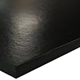 Small Parts 33-007-375-012-012 SBR (Styrene Butadiene Rubber) Sheet, 70 Shore A, Black, Smooth Finish, No Backing, 3/8" Thick