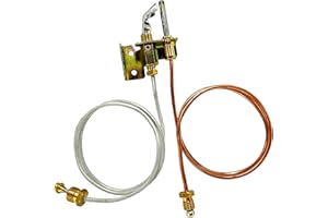 MCAMPAS Natural Gas Water Heater Pilot Assembly with Thermocouple - 24 Inch, Replacement for Bradford White & Major Brands, N