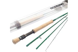 Aventik Fly Fishing Riverbend Series Fly Rod IM8 Graphite Blank 0/1/2/3/4/5/6/7/8 wt Rods, 6/7/8/9/10ft Lightweight Fly Fishing Rod Medium Fast Action