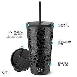 Simple Modern Insulated Tumbler with Lid and Straw
