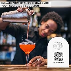 Andaz Press Custom QR Code Sign with Logo for Pop