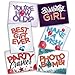 Birthday Party Photo Booth Props - Jumbo Design, Double-Sided