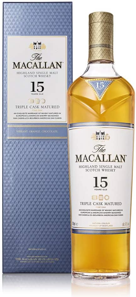 Macallan Fine Oak 15 Years Old Mit Geschenkverpackung Whisky 1 X 0 7 L Amazon De Bier Wein Spirituosen