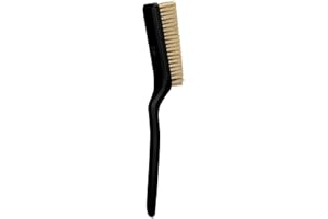 Oso Supply Co Premium Bouldering Brush – Durable Ergonomic Rock Climbing Hold Cleaner with Natural Boar’s Hair Bristles for Indoor & Outdoor Climbing Use (Black)