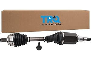 TRQ CV Axle Shaft Assembly Compatible with 2017-2022 Mercedes-Benz C300 C43 AMG