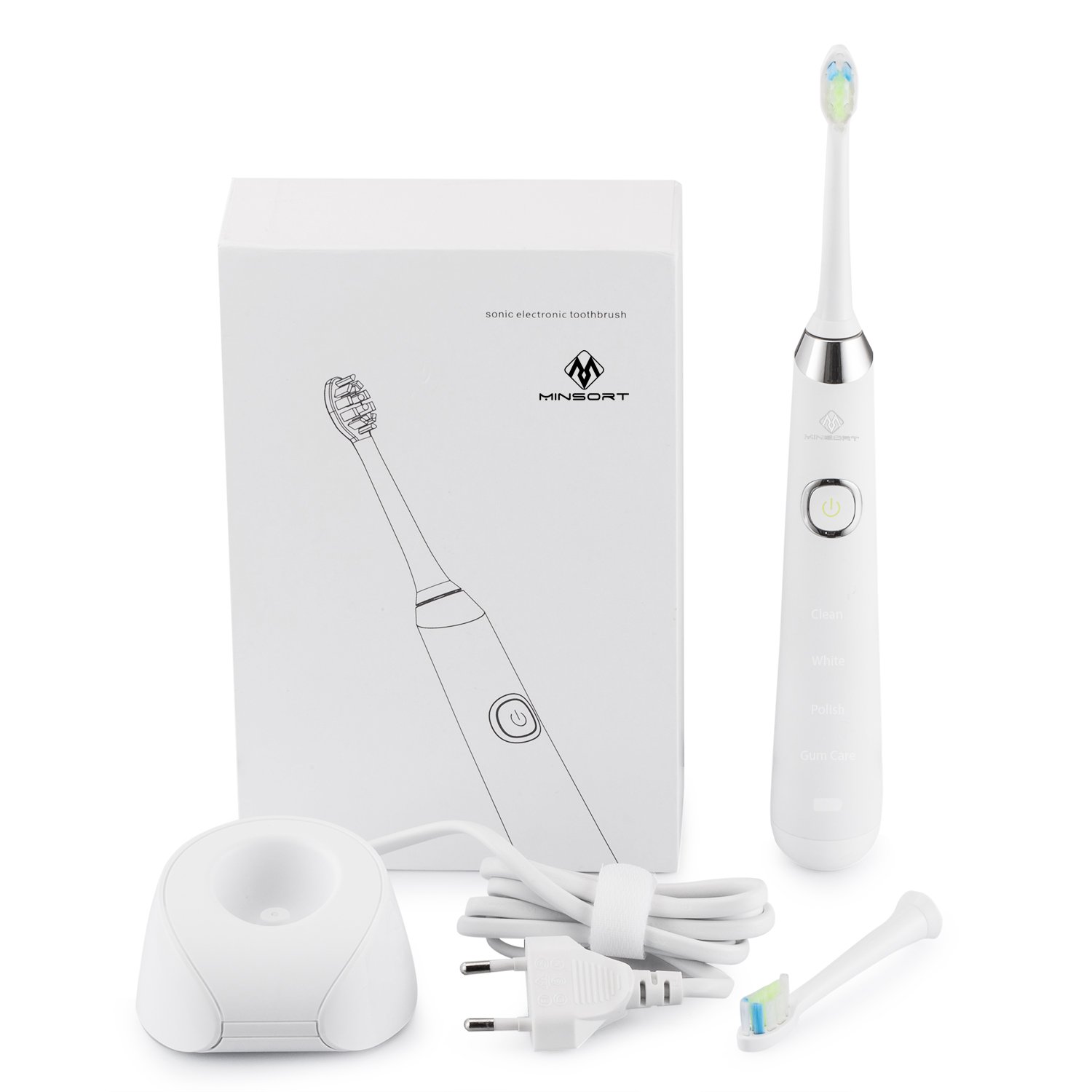 Elektrische Zahnbürste, mit CrossAction Aufsteckbürste, Bonus Pack mit Reise-Etui, schwarz