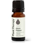 Plant Therapy Black Pepper Essential Oil 10 mL (1/3 oz) | 100% Pure, Undiluted, Stimulates Alertness &amp; Focus
