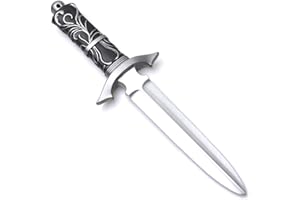 Hoappa PU Foam Sword Weapon Toy 12" Long Realistic Fake Dagger Toy for Costume Party Props