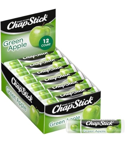Amazon.com : ChapStick Lip Moisturizer, Green Apple, 12-Pack
