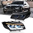 T T-ABC New M4 Style Headlamp Compatible with 2009-2012 BMW e90 Headlights 328i 335i xDrive 328xi 335d 335xi 4dr Sedan Accessories Sequential Not Fit ci is 2dr Convertible Coupe (Xenon Ver)