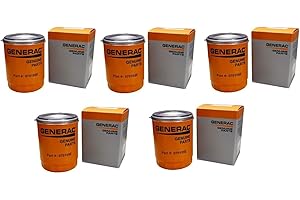 POWMX 5 pack of 070185ES Oil Filters for Air-Cooled and Portable Generators Compatible With Generac 070185E