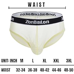 ZAIGGUT Mens Sexy See Through Underwear Breathable