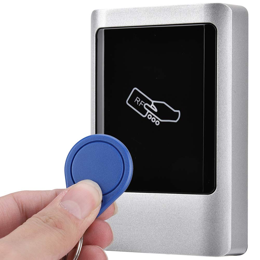 ID/IC Card Reader RFID Proximity Door Entrance Control System Single Door Proximity RFID Card Access Control Keypad with 10 Access Cards(ID)