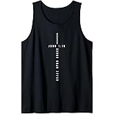 Grace Upon Grace John 1:16 Cross God Christian Men Women Tank Top