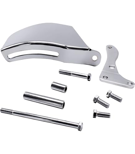 Spectre Performance 47293 Alternator Bracket Kit For Chevy Small Block V8 | Long Water Pump, Chrome Finish