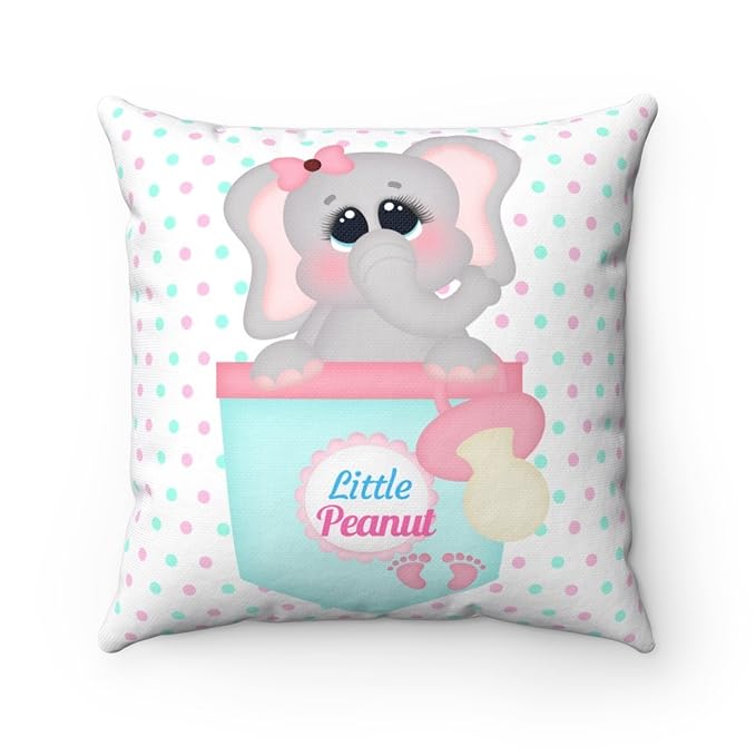Amazon Com Girl Little Peanut Pillow Home Kitchen