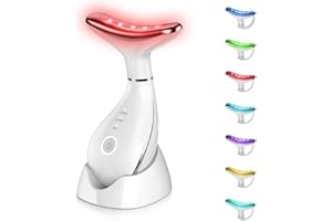 Red Light Therapy Device, 7 in 1 Neck and Face Massager, Portable Facial Massager, Renewalift Skin Tightening Device at Home 