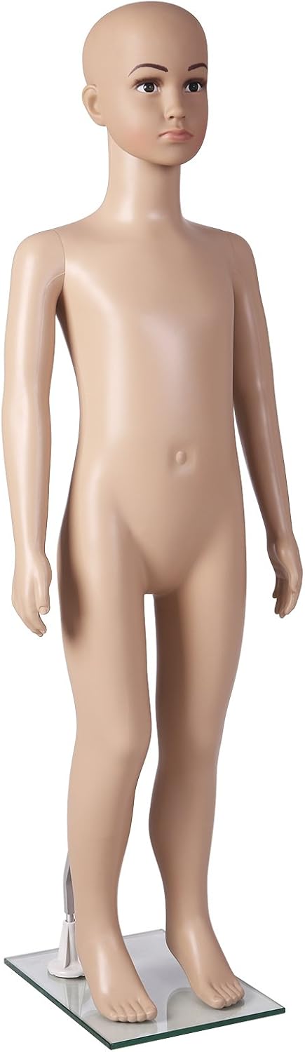 SONGMICS Kinder Schaufensterpuppe Schaufensterfigur aus PE-Plastik MKIS02