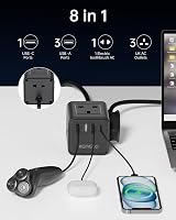 Kemelo PD20W Cube Extension Lead with 4 USB Ports 13A 3250W UK Plug view 2