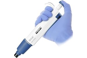 Okulab Single-Channel Micropipette, 1000-5000μl, Manual Adjustable Mechanical Pipette, High-Accurate, Variable Volume, Autocl
