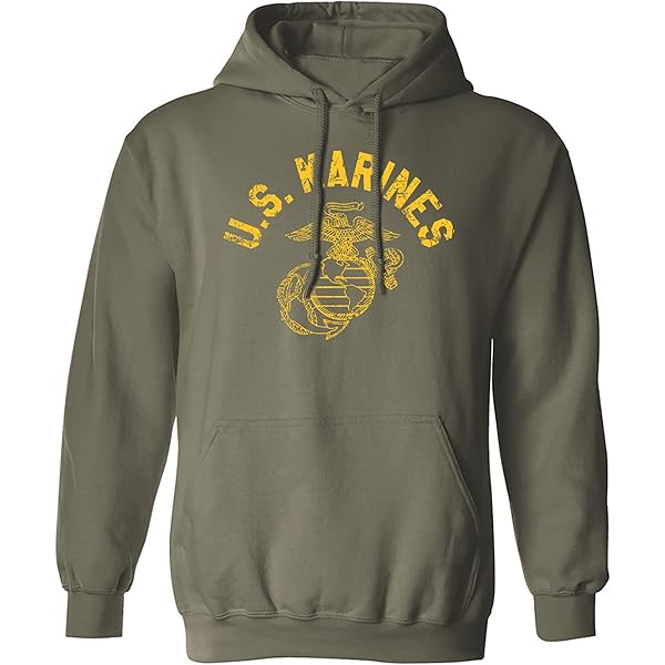 Amazon.com: zerogravitee ARMY Hooded Sweatshirt in Military