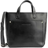 Portland Leather Goods Mini Crossbody Tote Bag for Women – Handmade from the Finest Full-Grain Hides – Adjustable Strap