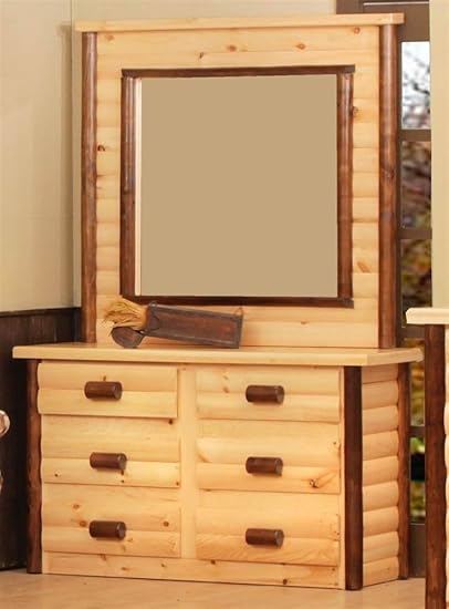 Amazon Com Chester 6 Drawer Dresser With Mirror Kitchen Dining