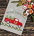 Simhomsen Embroidered Farmhouse Truck Table Runner for Christmas Holidays (Car, 13 × 70 Inches)
