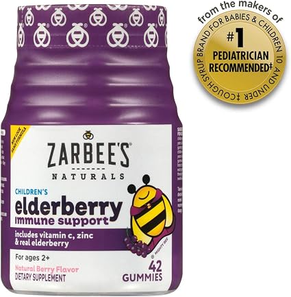 Amazon Com Zarbee S Naturals Children S Elderberry Immune Support