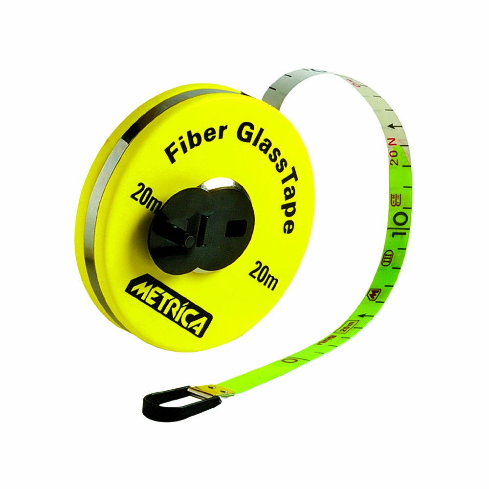 Metrica 40143 Double Decameter Drink 20 m Yellow