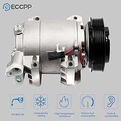 ECCPP AC Compressor with Clutch 2008-2016