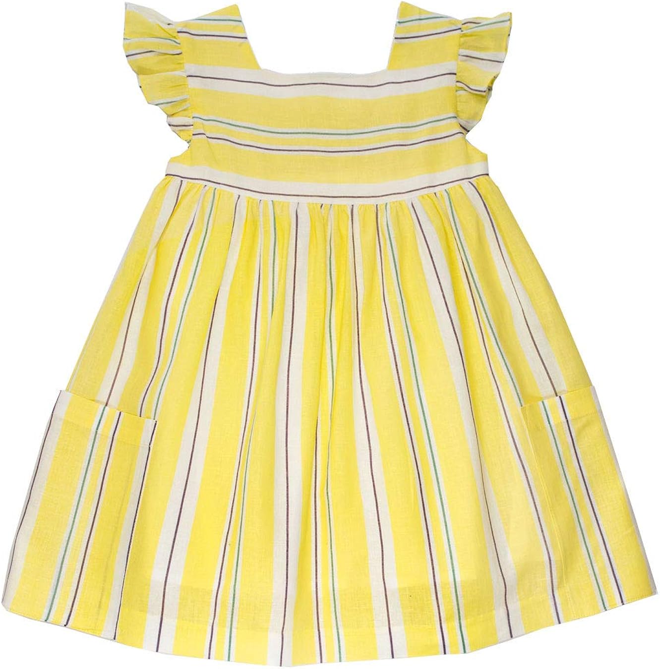 yellow sundress with sleeves