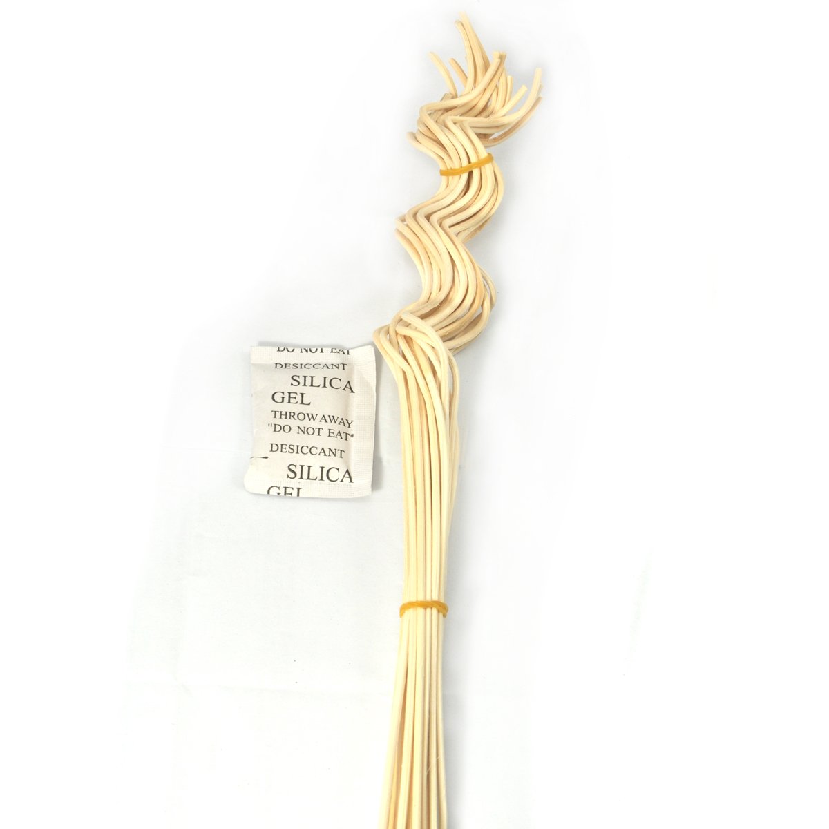 Ougual Wavy Spiry Natural Rattan Reed Fragrance Diffuser Replacement Refill Sticks (Natural Colour, 3mmx32cm Wavy)