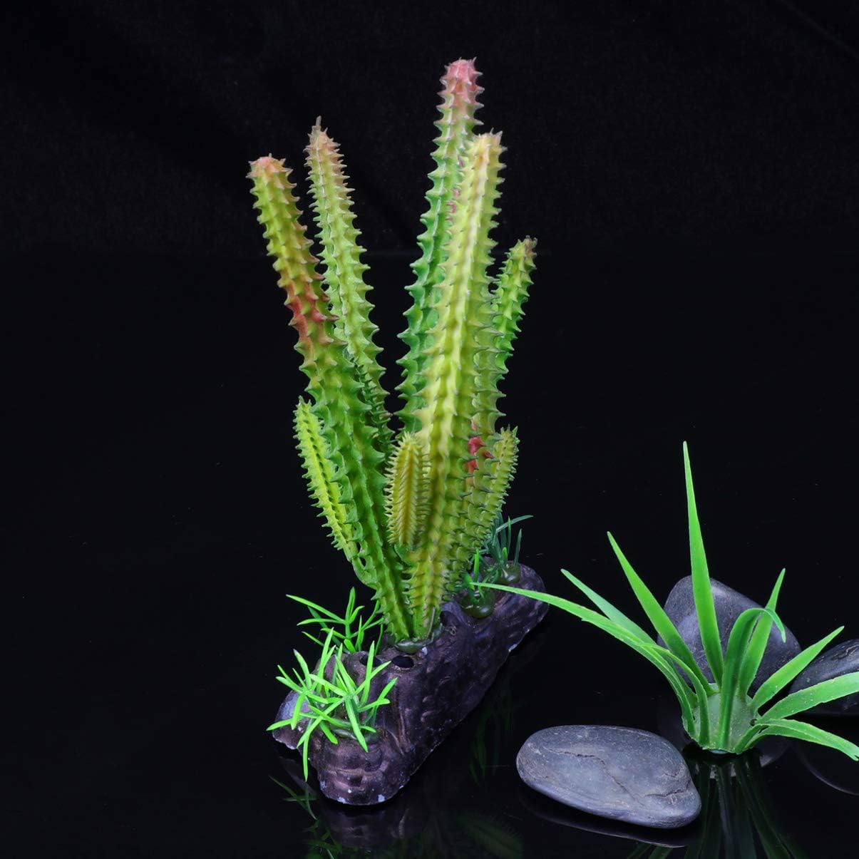 cactus fish tank decoration