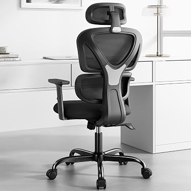 Tabouret Roulant Réglable En Hauteur - Pivotant 360° - Similicuir Beige - Pour Salon, Bureau, Maquillage - 10