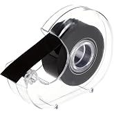 STOBOK Magnetic Tape Dispenser, Flexible Magnetic Tape Magnetic Strip with Adhesive Backing and Tape Dispenser, Magnetic Tape Roll for Crafts DIY Projects Home Office Use