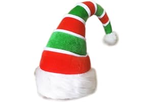 ADJOY 3D Christmas Ugly Sweater Party Elf Hat - Christmas Spirit Hat For Adult