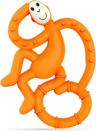 Matchstick Monkey Teether Orange Mini Monkey 3 Months+ Brand New