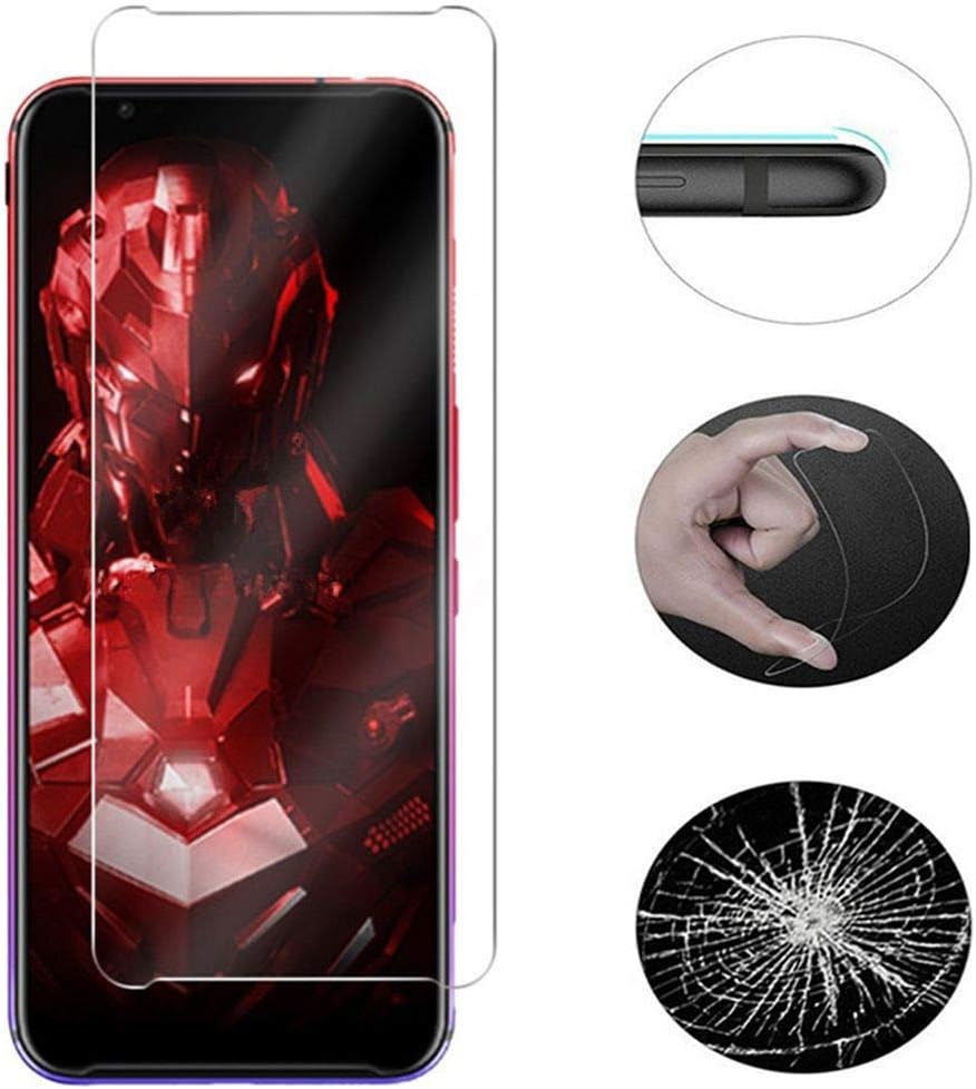 AIOIA Screen Protector for ZTE Nubia Red Magic 5G【2 Pack】,Crystal Clear Tempered Glass Film for ZTE Nubia Red Magic 5G