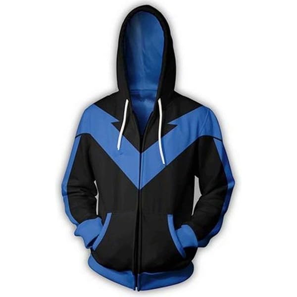 Amazon.com: Xinxin Robin Tim Drake 3D Anime Cosplay Cardigan Zip