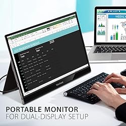ViewSonic VG1655 15.6 Inch 1080p Portable Monitor