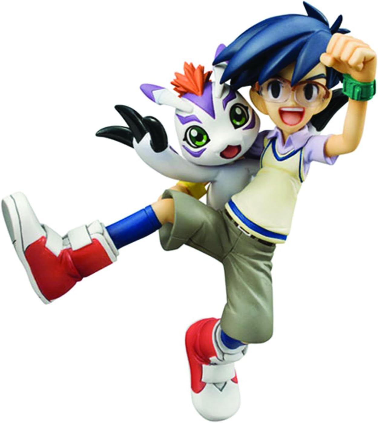 Amazon Com Megahouse Digimon Adventure Joe And Gomamon G E M Pvc Figure Toys Games