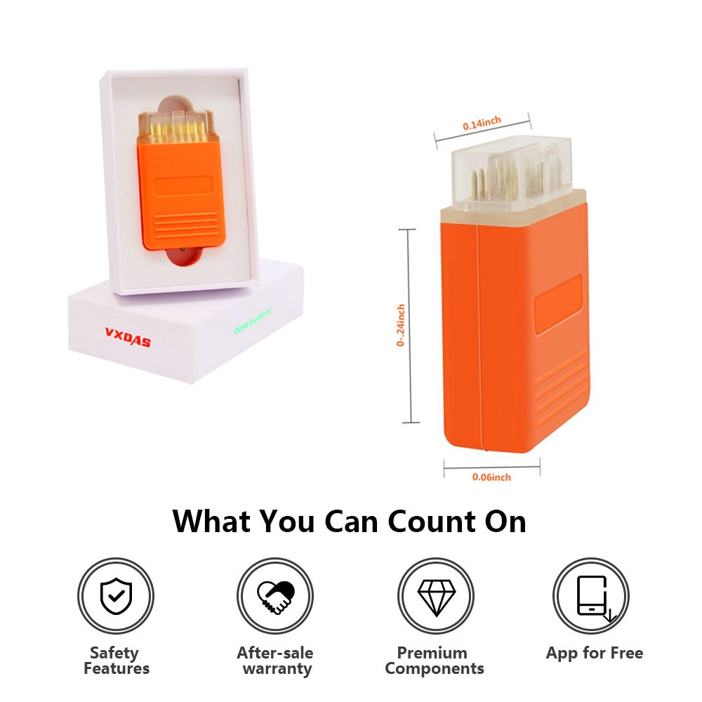 Obd2 Bluetooth Adapter OBD Scanner Auto Diagnose Scan Tool Android 4.0 Engine Fehlercode Leser VXDAS EzyOBD Powerful Than ELM327 Check TPMS/ Light/ Oil