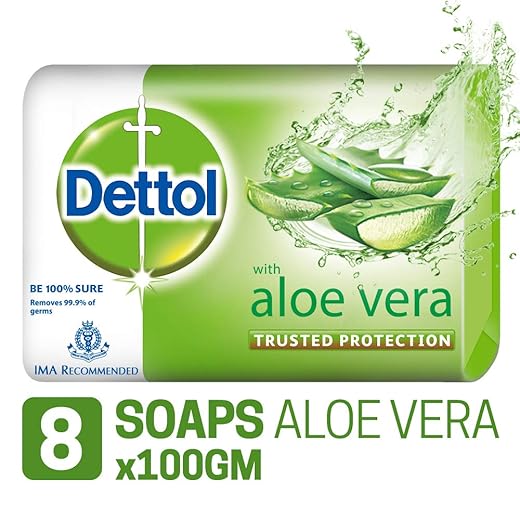 Dettol Soap - 100 g (Pack of 8)