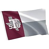 Desert Cactus Texas Southern University TSU Flag - 3 x 5 Feet Tigers Banner, Indoor/Outdoor Durable Fabric, 100% Polyester Design (Style A)