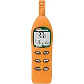 Extech RH300 Hygro-Thermometer Psychrometer, Switchable &deg;F/&deg;C Temperature Units with 0.1&deg; Resolution, Data Hold Freezes Current Reading on Display, Max/Min Readings